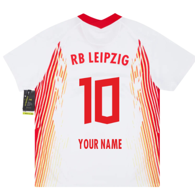 Performance 2020-2021 Rb Leipzig Home Shirt (White) (Your Name)