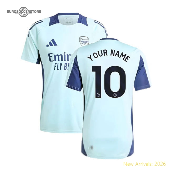 2024-2025 Arsenal Jersey (training Aqua) Name)) - Ultimate Fan Gear