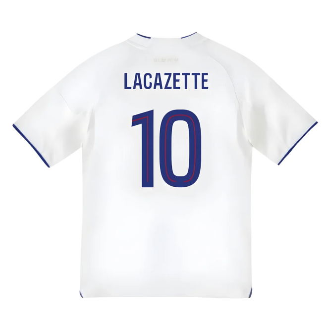 Kids New Breathable Lyon Home Soccer Jersey