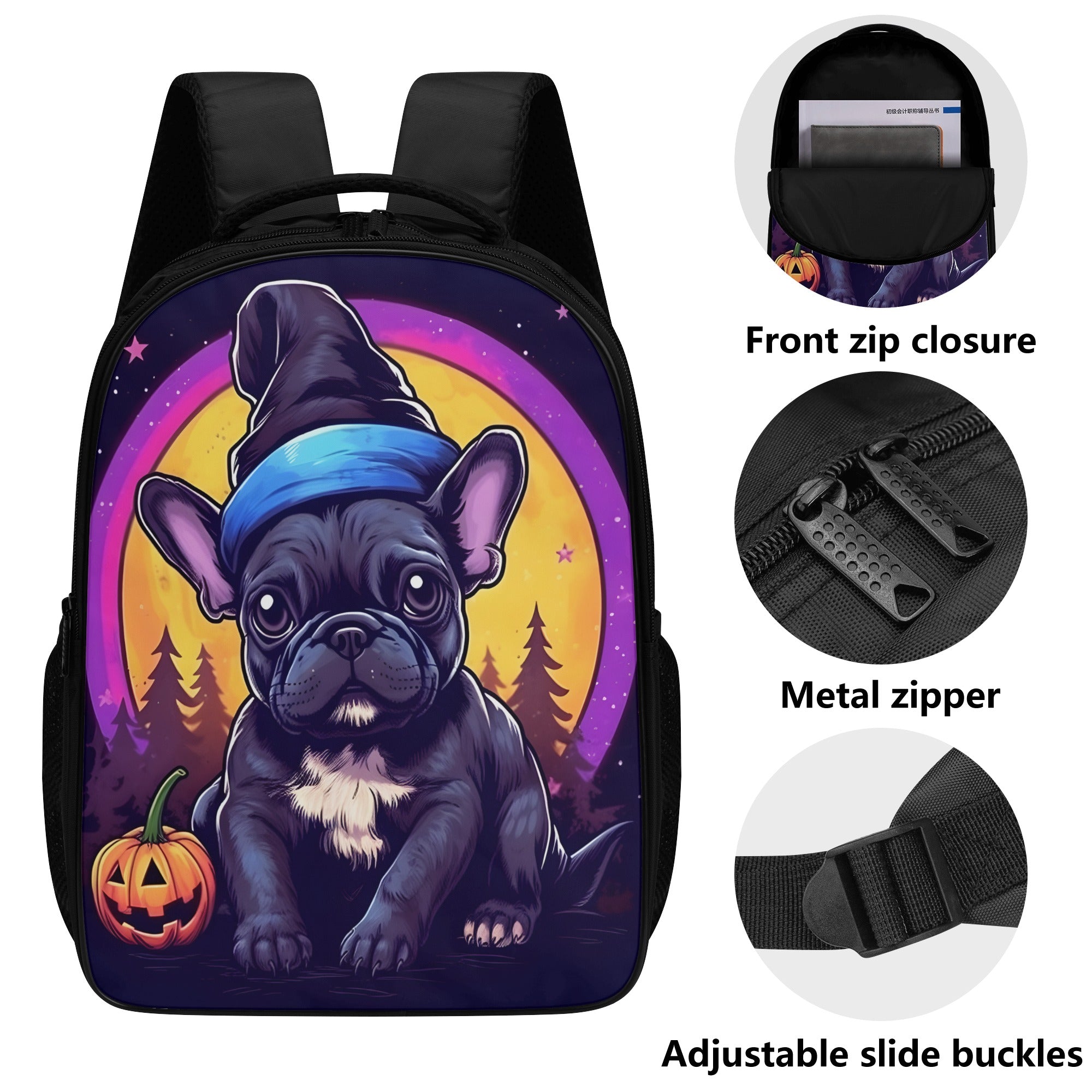 - Comfortable 16 Inch Dual Compartmen Backpack Pet Gear | Durable Build