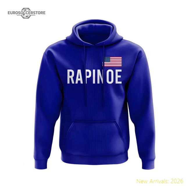 Megan National Teams Rapinoe Usa Name Hoody (Royal Blue) Xsb (3-4 Years)