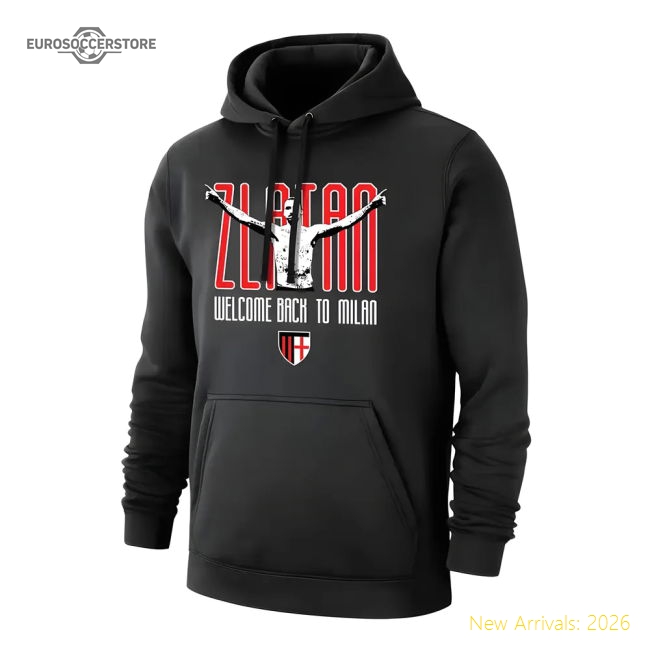 Fan-Favorite Milan Zlatan Welcome Back Footer With Hood, Black
