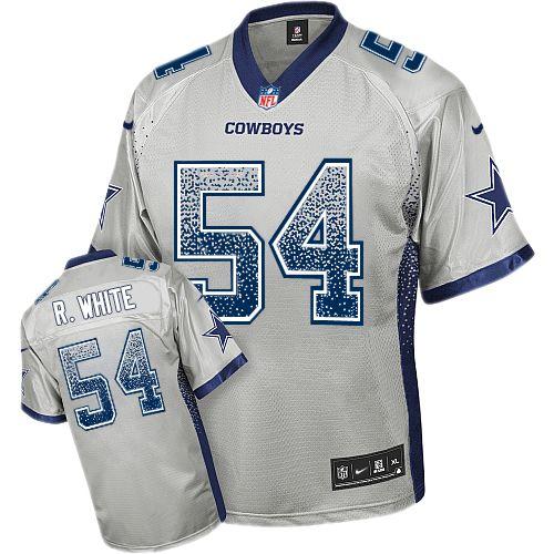 Authentic NFL DAL Cowboys #54 Randy White White Elite Jersey