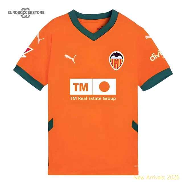 Official Authentic 2024-2025 Valencia Third Shirt