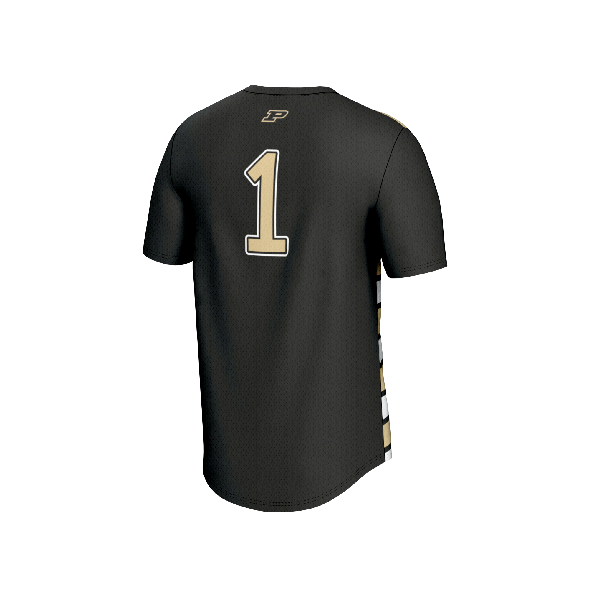 [SJH] Purdue Boilermakers GameDay Greats Youth Lightweight Soccer Fashion Jersey - Black