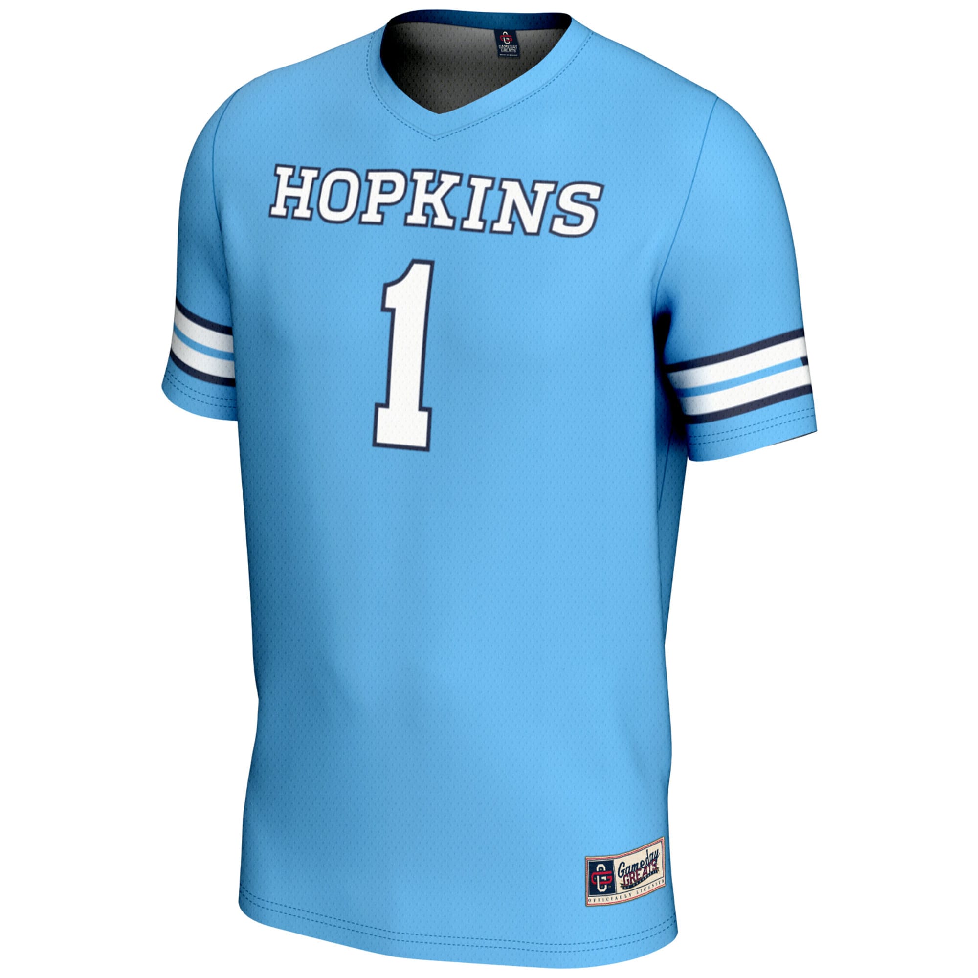 [DDG] Johns Hopkins Blue Jays GameDay Greats Youth Lightweight Women's Lacrosse Jersey - Light Blue