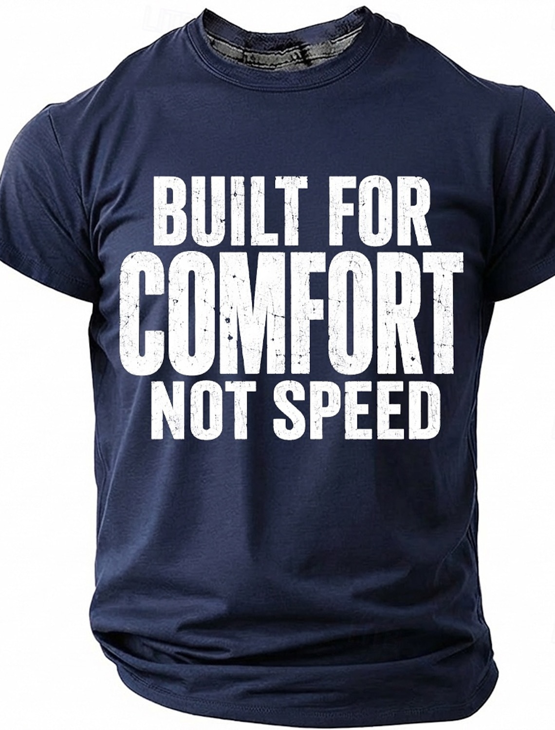 Men's Built For Comfort Not Speed Funny Humor Graphic T Shirt Casual Short Sleeve Crew Neck Regular Fit Daily Wear Designer Clothing Apparel S M L XL XXL XXXL