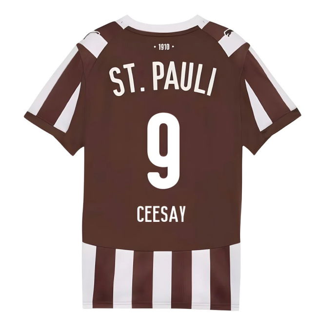 St Pauli 2025-2026 Home replica jersey - authentic and exclusive