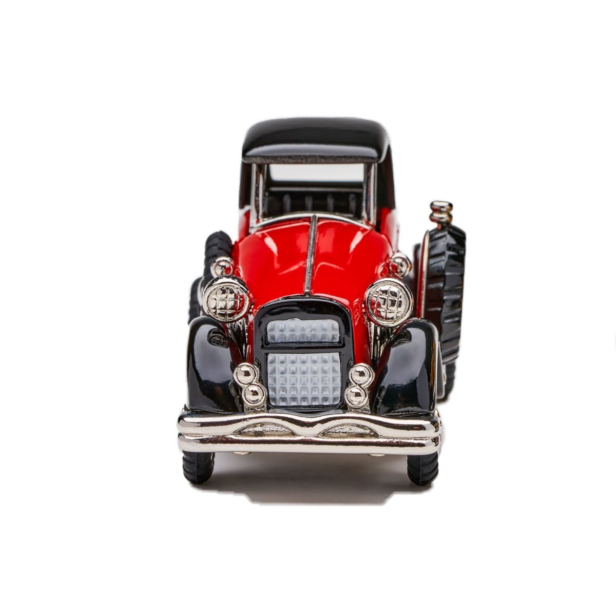 Antique Car Clock - Red