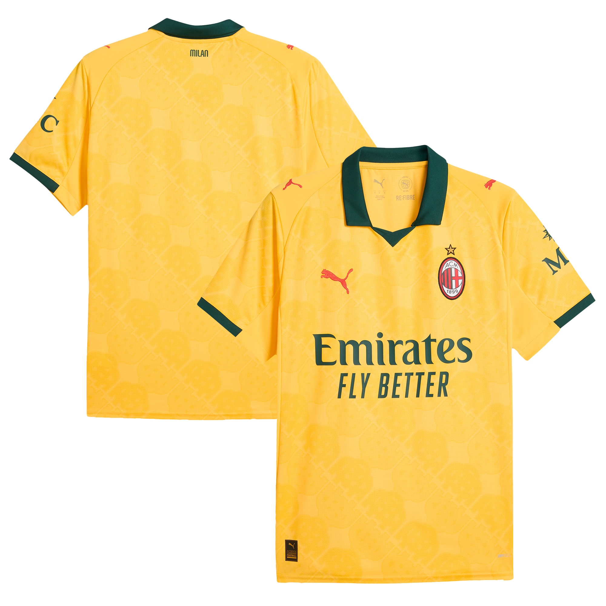 [SJH] AC Milan 2025/26 Third Replica Jersey - Yellow