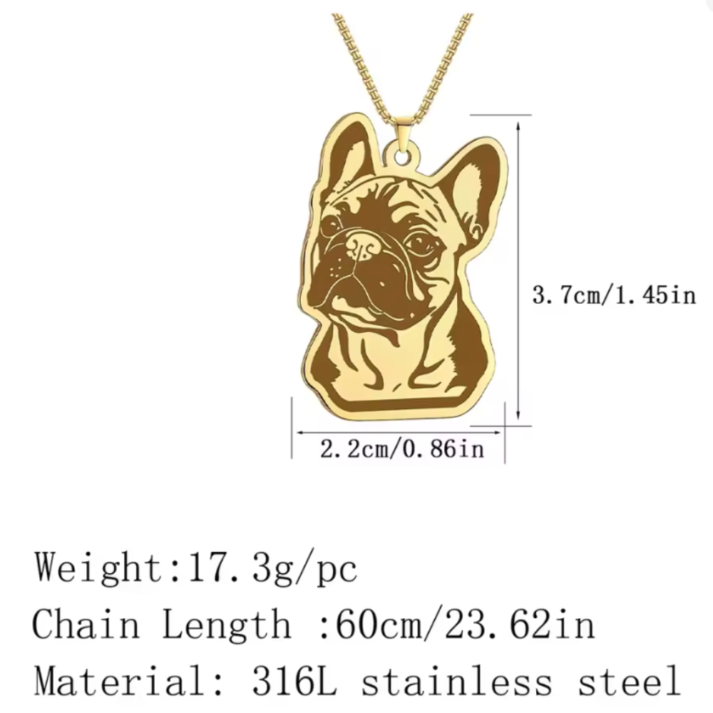French Bulldog Pendant Vintage – Fashion Jewelry Gift Indoor Comfort
