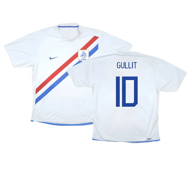 Holland 2006-08 Away Shirt ((Very Good) S) (Gullit 10) Official