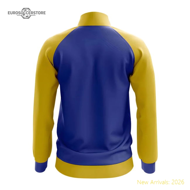 Top-grade Swaziland Concept Football Track Jacket (sky)