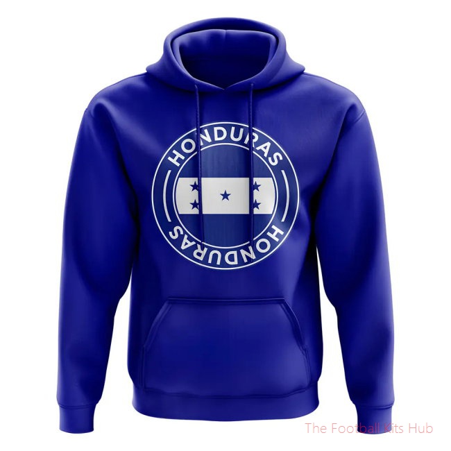 Men Honduras Football Badge Hoodie (Royal)