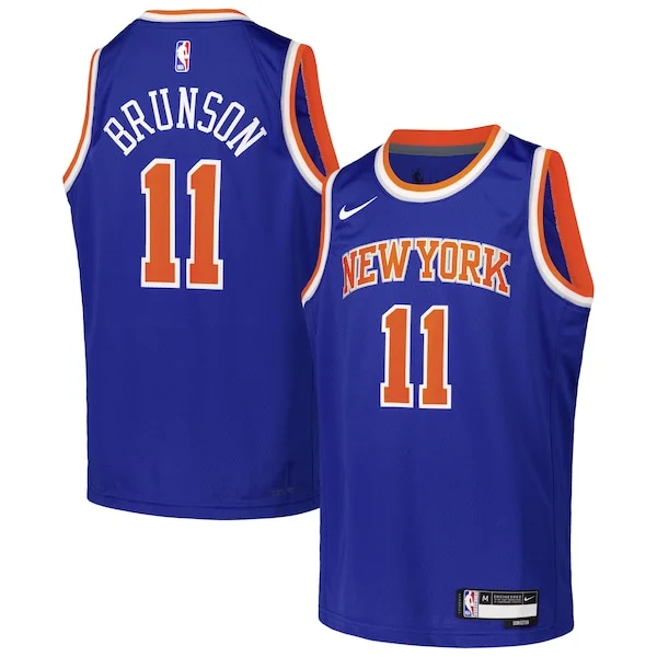 Jalen Brunson NYK Swingman Jersey - classic exclusive - Blue