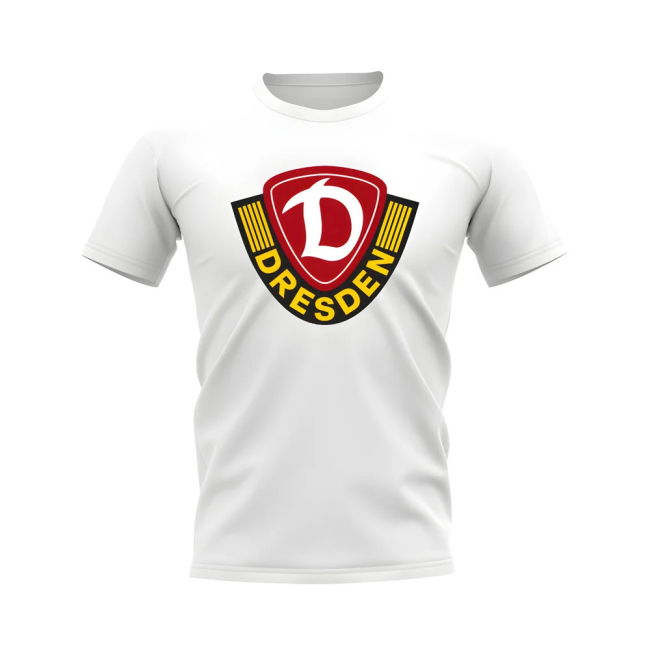 Dynamo Dresden Badge T-Shirt (White)