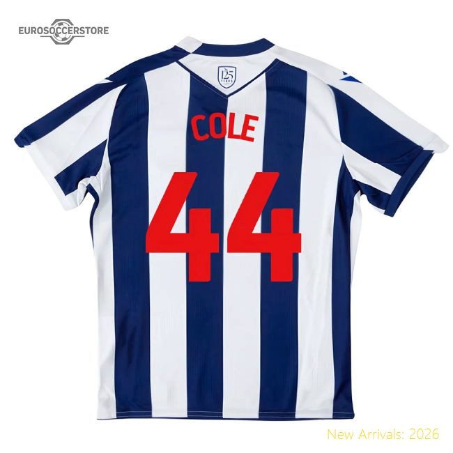 2025-2026 West Brom Wba Home Shirt - Kids (cole 44) - Collectors Item