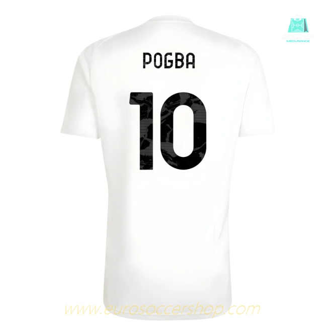 2025-2026 Juventus Training Tee (White) (Pogba 10)