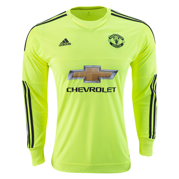 Durable Man Utd Manchester United Green Goalkeeper 201617 LS Soccer