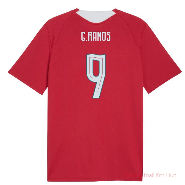 2026-2027 Portugal Training Jersey (Red) (G.Ramos 9)