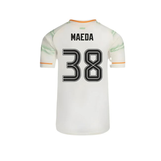 2025-2026 Celtic Third Shirt Unsponsored Maeda 38 In Toddler Sizes