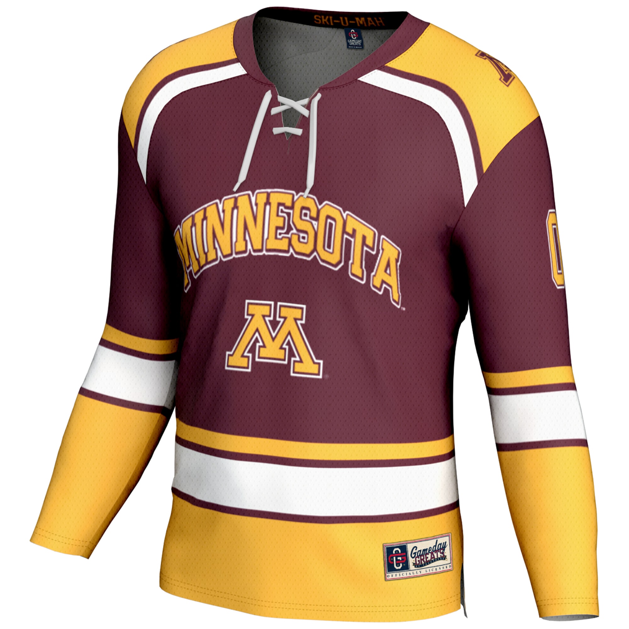 [NJP] Minnesota Golden Gophers GameDay Greats NIL Pick-A-Player Hockey Jersey - Maroon