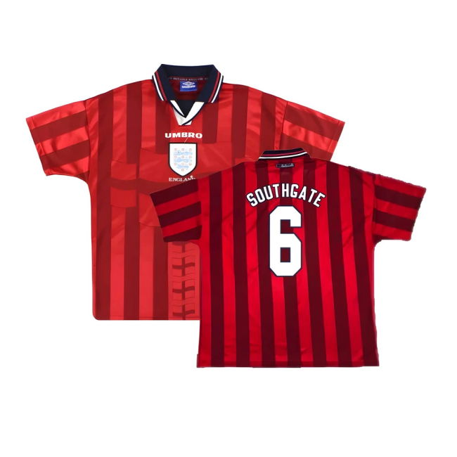 Premium England 1997-99 Away Tournament Euro Authentic Authentic Euro