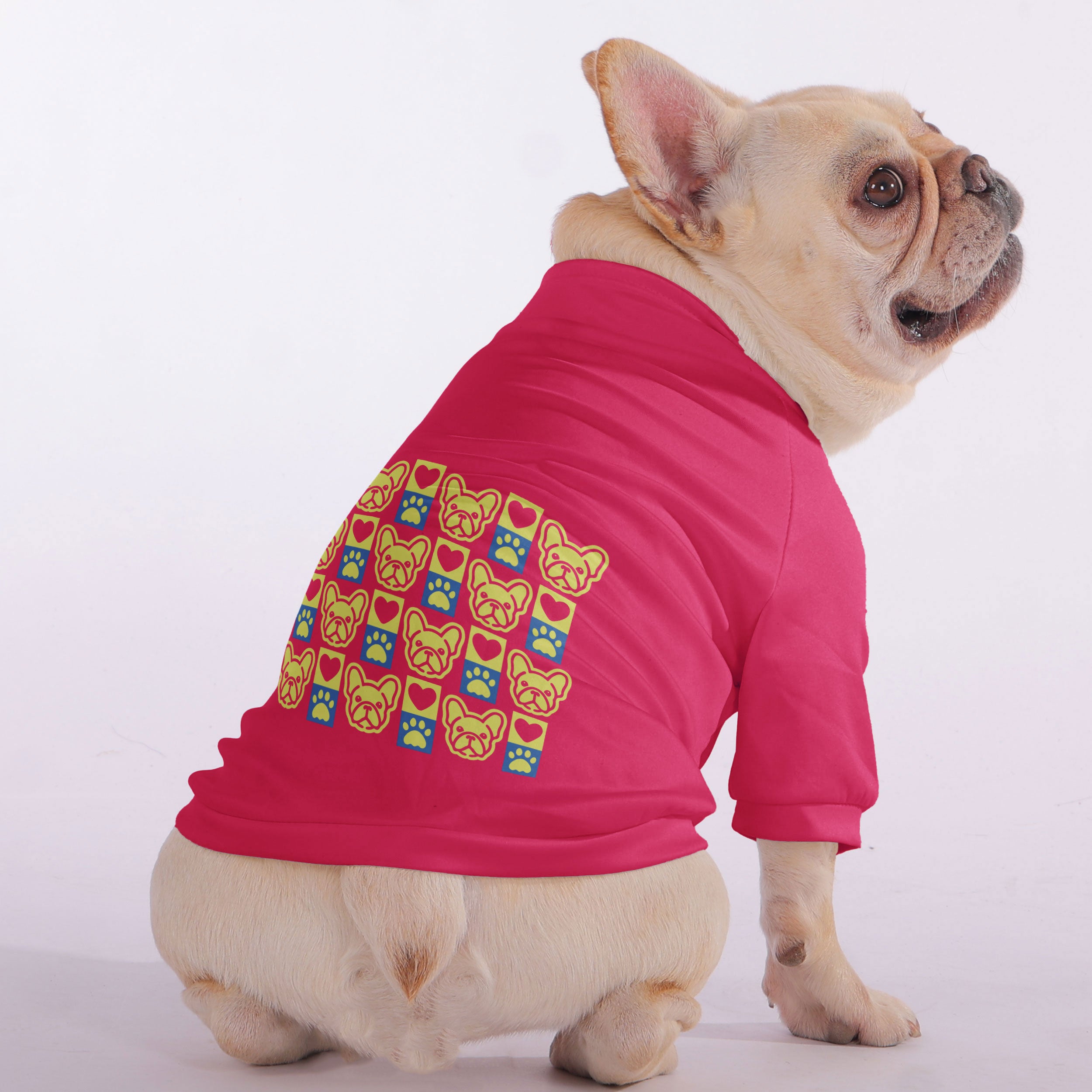 French Bulldog Muffin Snuggly Zip Up Sweatshirt For French Bulldogs Durable Dog Item