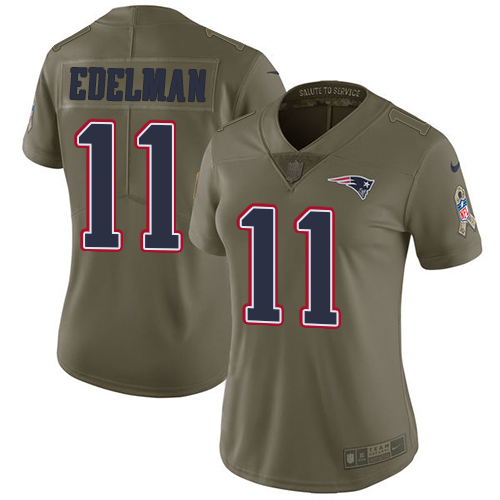 NFL NE Patriots #11 Julian Edelman Limited Team Color Jersey - Fan ...