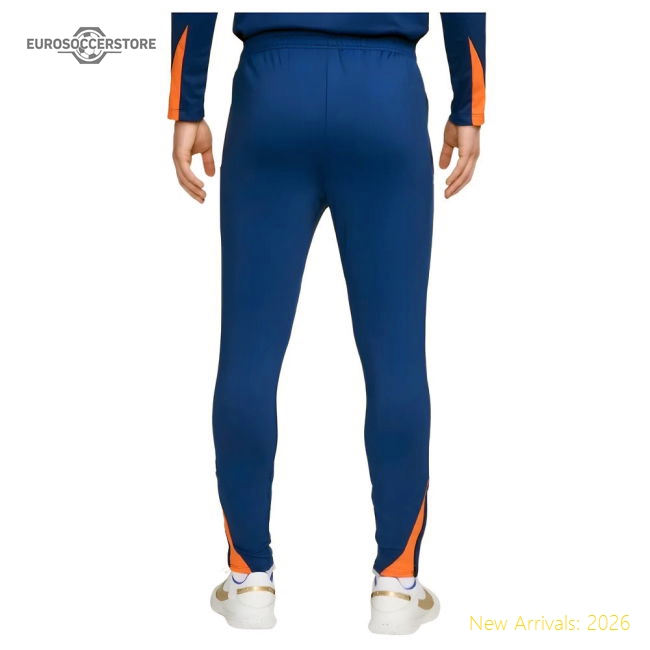 2024-2025 Netherlands Strike Dri-Knit Pants (Blue)
