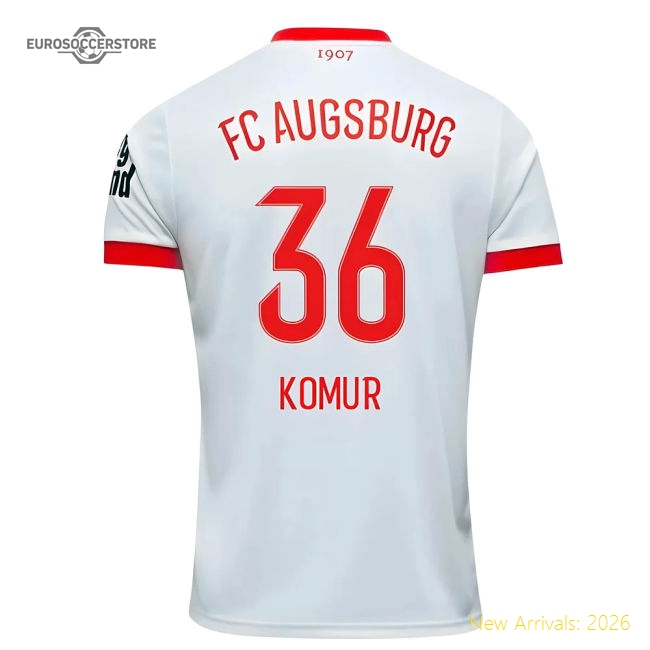 Luxury 2025-2026 Fc Augsburg Home Shirt (komur 36) - Fantastic Value