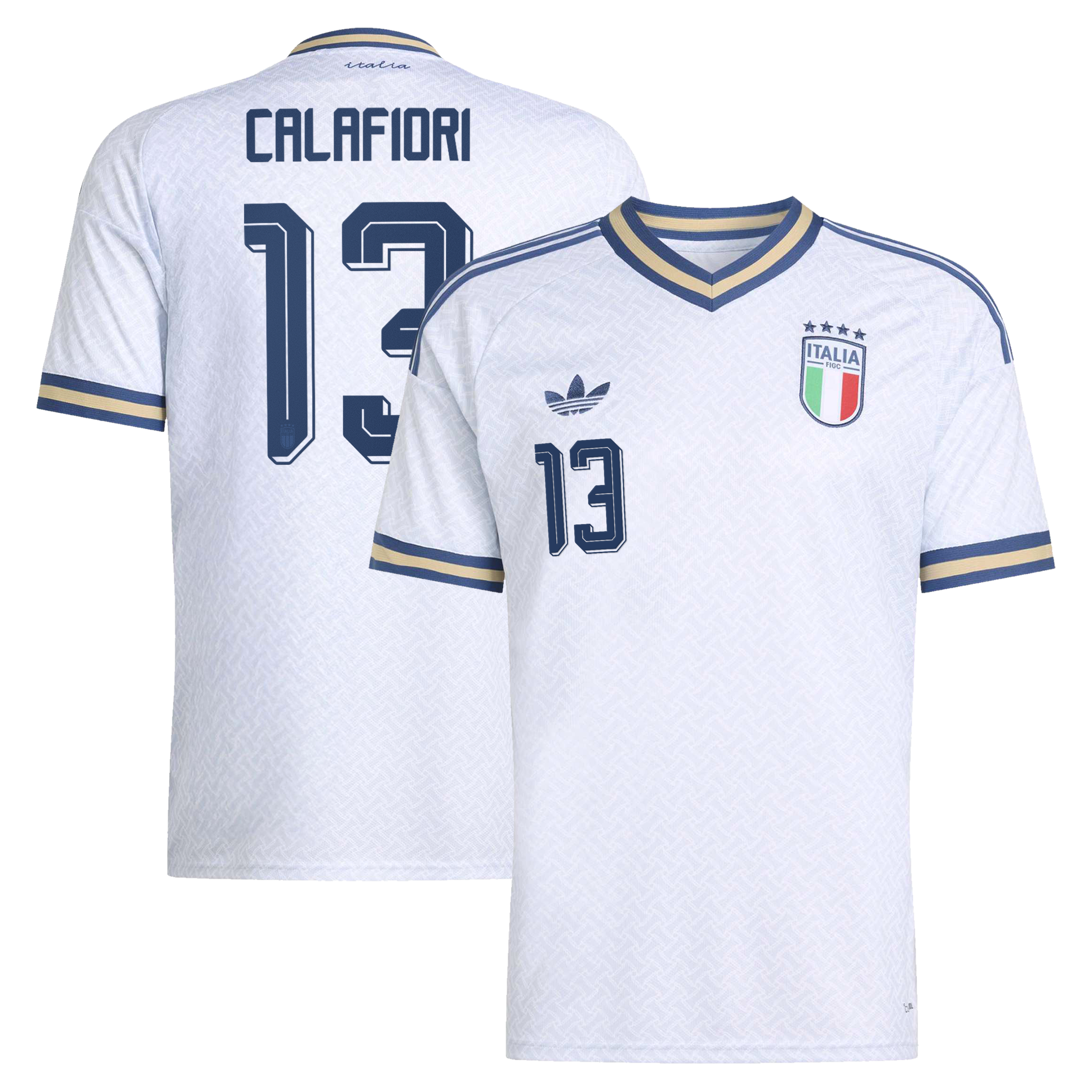[SJH] Riccardo Calafiori Italy National Team 2026 Away Replica Jersey - Light Blue