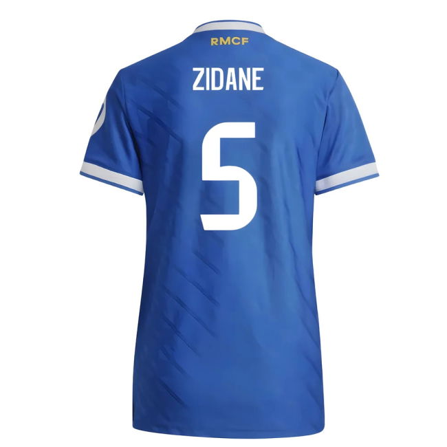 2025-2026 Camiseta Real Madrid Tercer Mujeres - Auténtica - Zidane 5