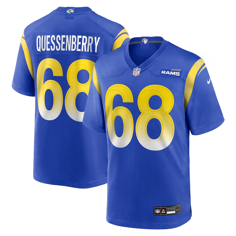 None David Quessenberry LA Rams Modern Premium Jersey Football Apparel