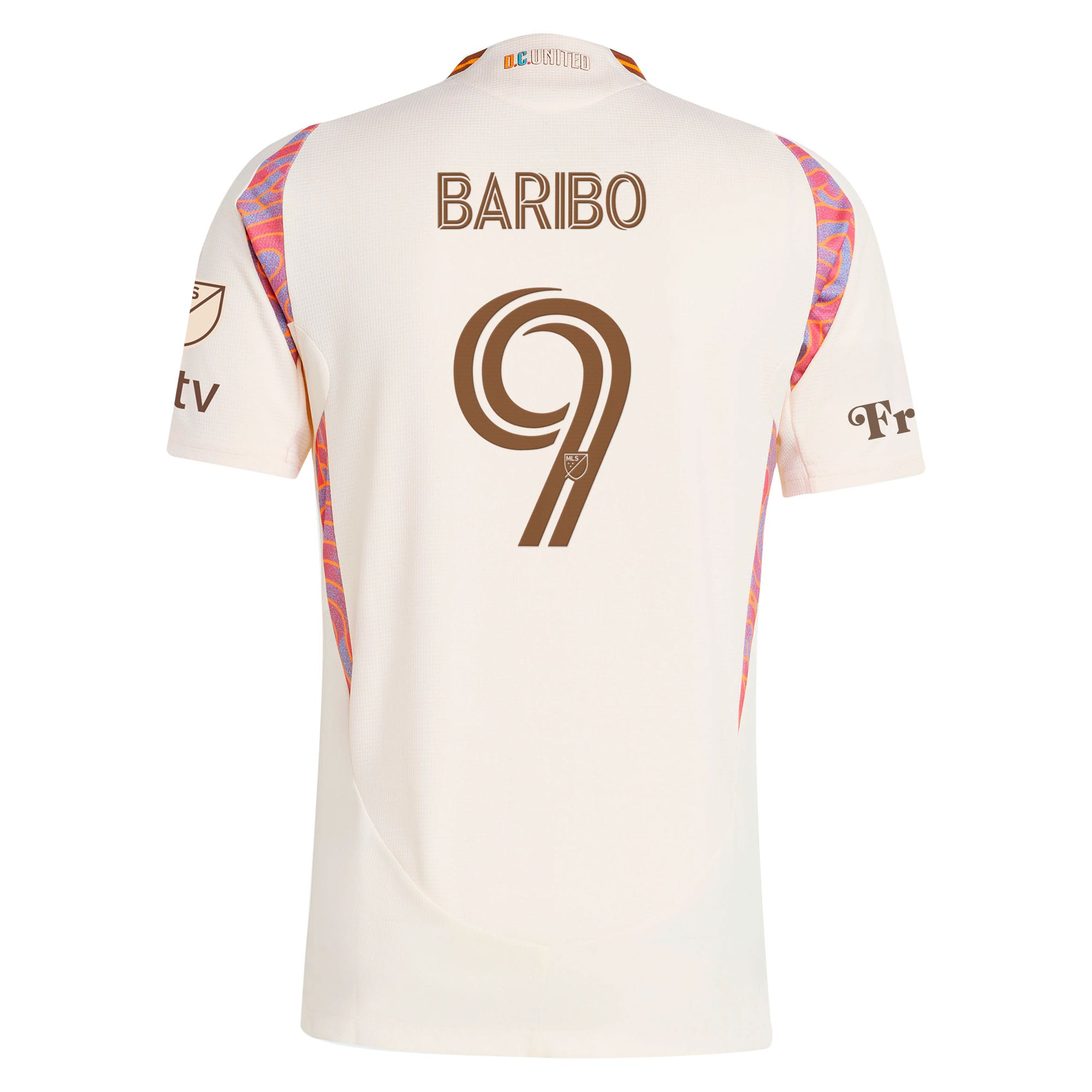 [ESK] Tai Baribo D.C. United 2025 The Soul Kit On-Field Authentic Jersey - Natural