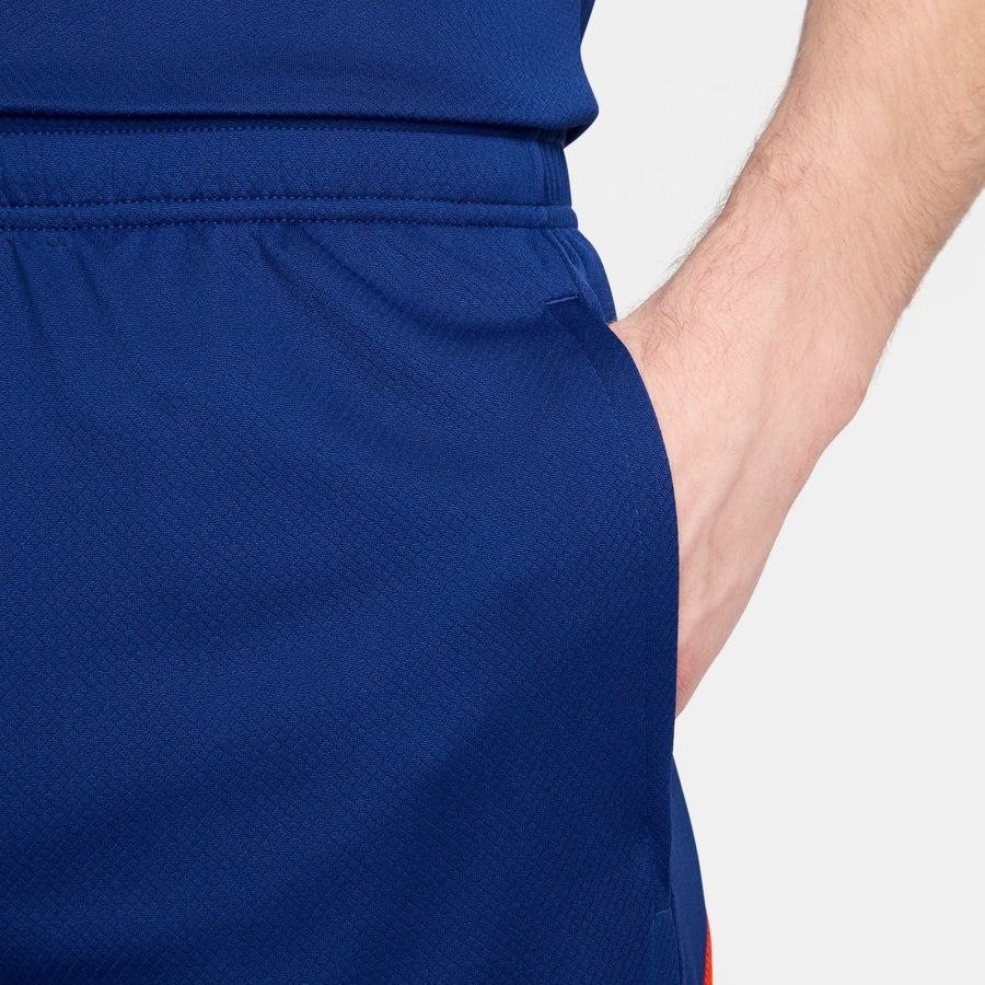 Holland Training Shorts Dri Fit Strike Deep Royal Blue/safety Orange