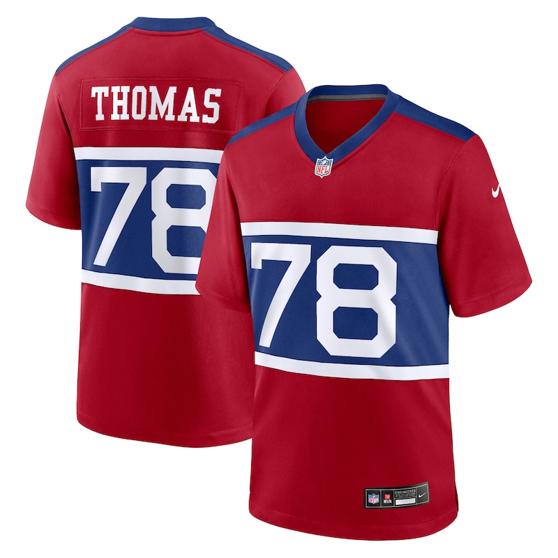 None Andrew Thomas New York Giants Retro Fan Favorite Football Apparel