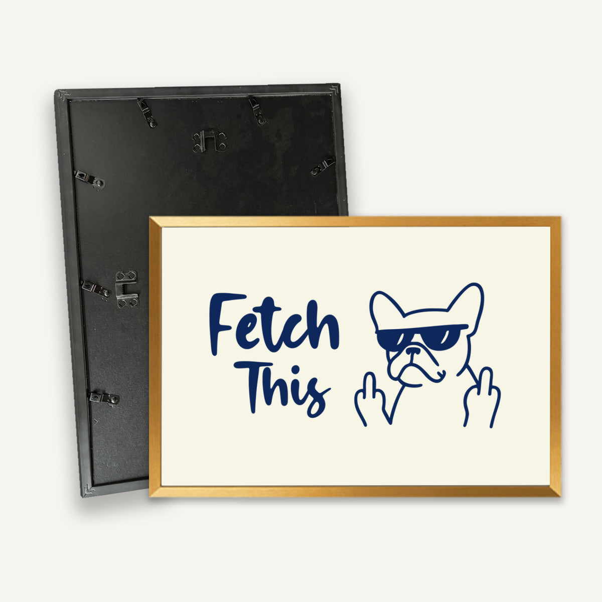 - Durable Framed Poster • Wall Decoration For Dog Lovers | Comfy Fit