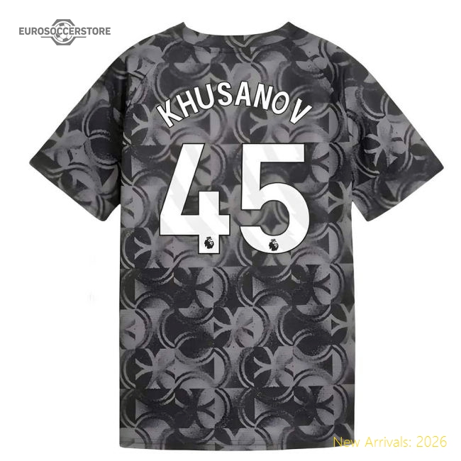 First-class Top Premier Team Khusanov Home Jersey Performance Fabric