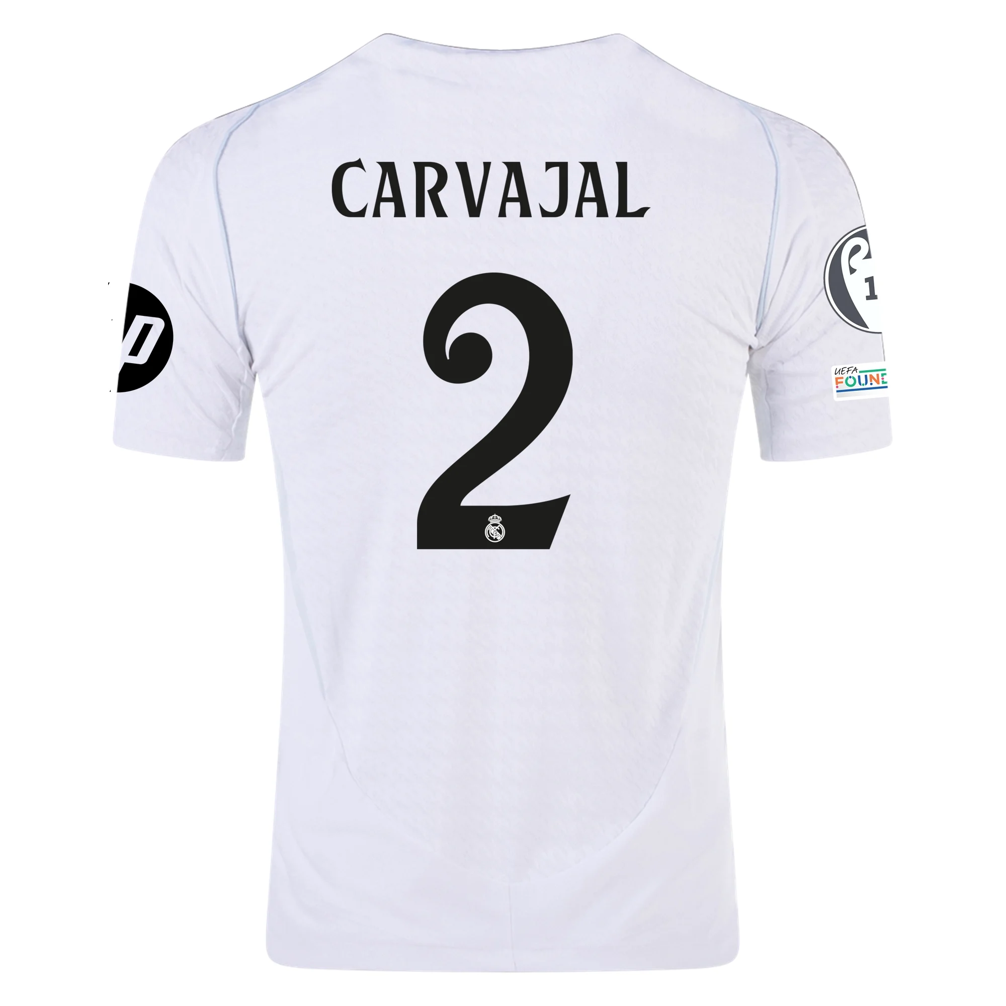 Real Madrid Carvajal 2024-2025 UCL Home Jersey – Authentic Shirt