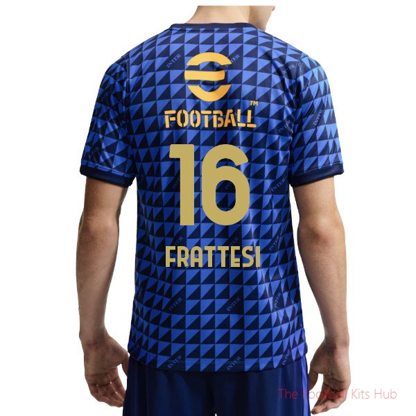 Frattesi #16 Inter Milan 2026-2027 Pre-Match Shirt Match Jersey