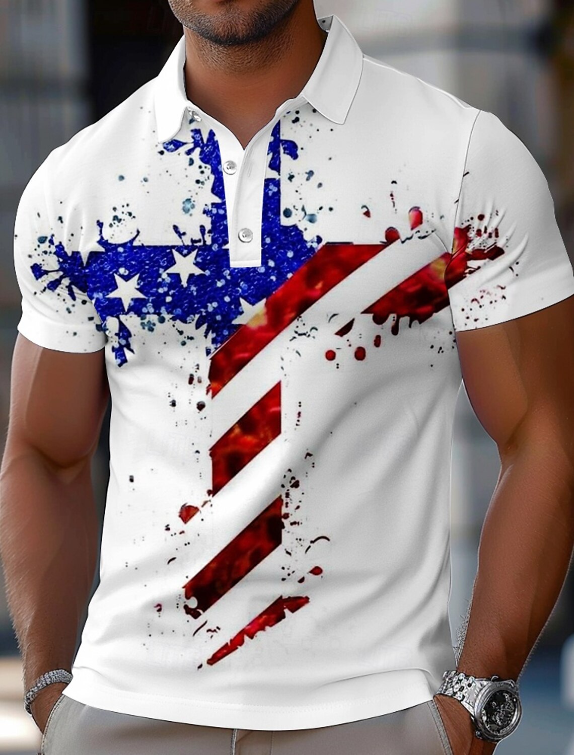 Independence Day Men's 4th of July U.S. 250th Anniversary US Flag Patriotic Lined Shorts 2 in 1 Board Shorts Swim Trunks Mid Waist Holiday Side Pockets With Compression Liner Elastic Drawstring Waist