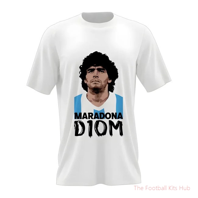 Diego Maradona D10M T-Shirt (White)