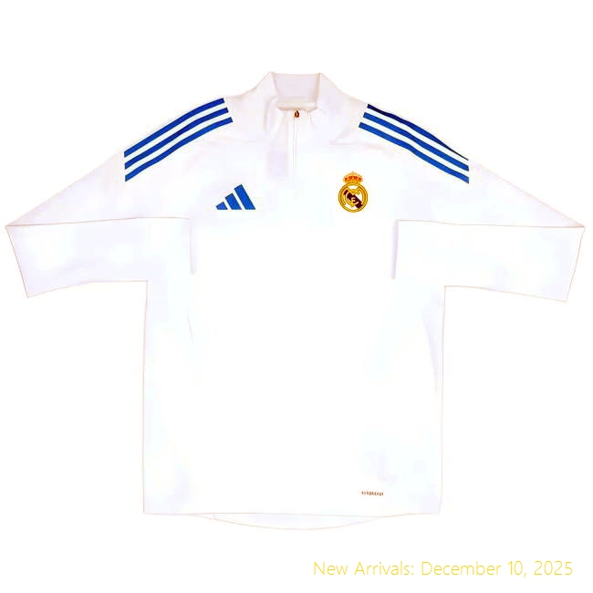 Premium 2025-2026 RM Real Madrid EU Training Top (White) - Discounted
