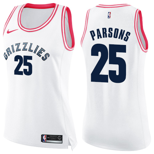 MEM Chandler Parsons #25 Authentic 2024 Icon NBA Swingman Jersey White