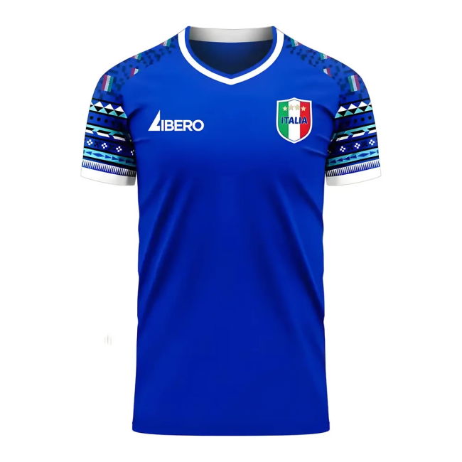 Italy 2025-2026 Home Concept Football Kit (Libero) Official