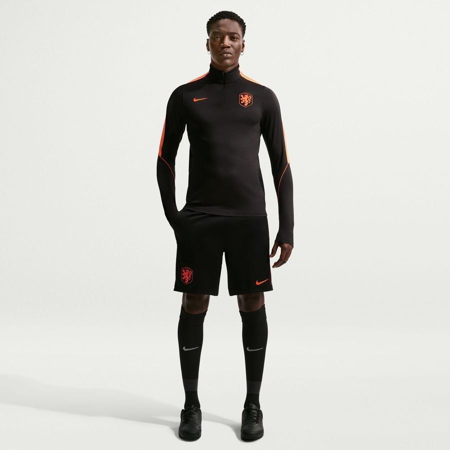 [KK] 2026 Holland Shorts Dri FIT Strike World Cup Black/Hyper Crimson Training