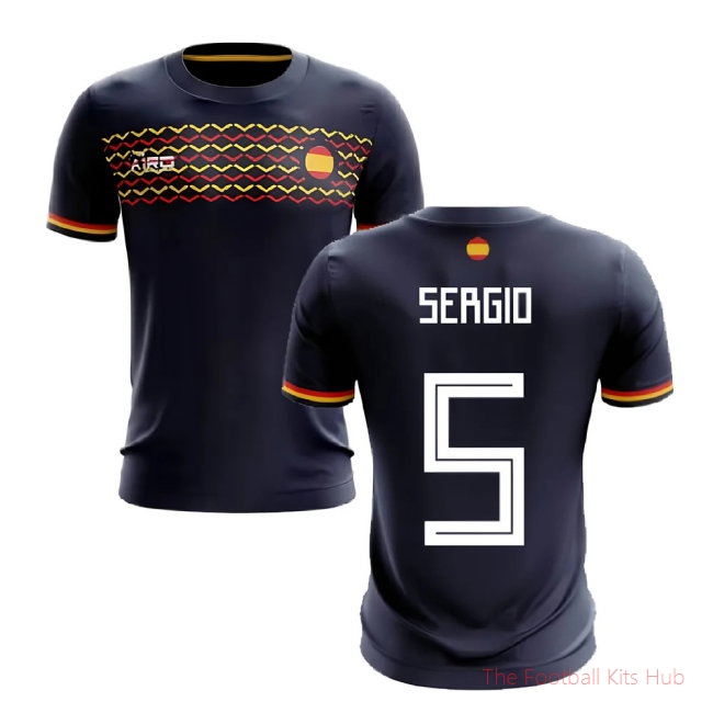 [JED] 2025/26 Spain Away Football Shirt (Sergio 5)