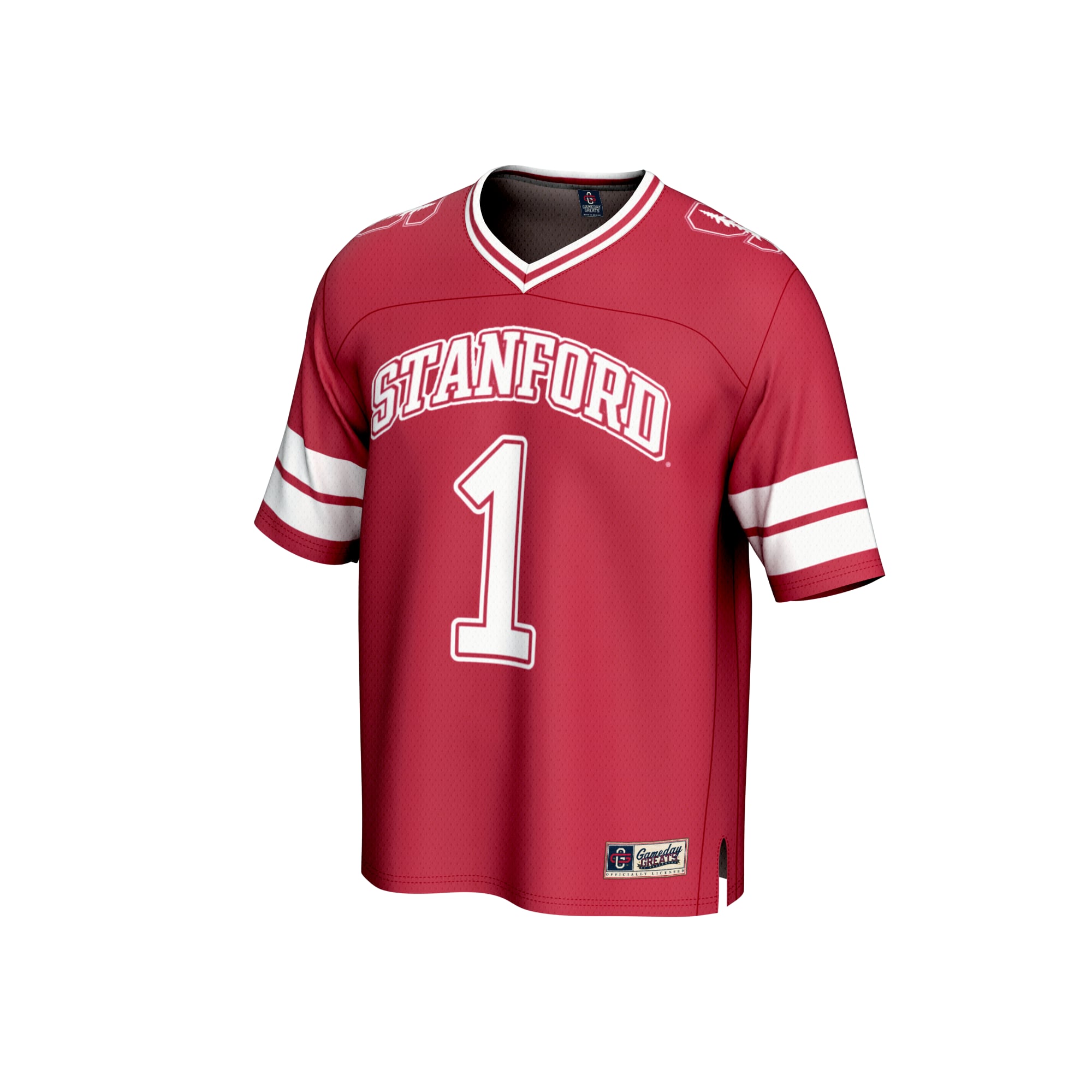 Youth #1 Cardinal Stanford Cardinal Collegiate Football Fashion Jersey