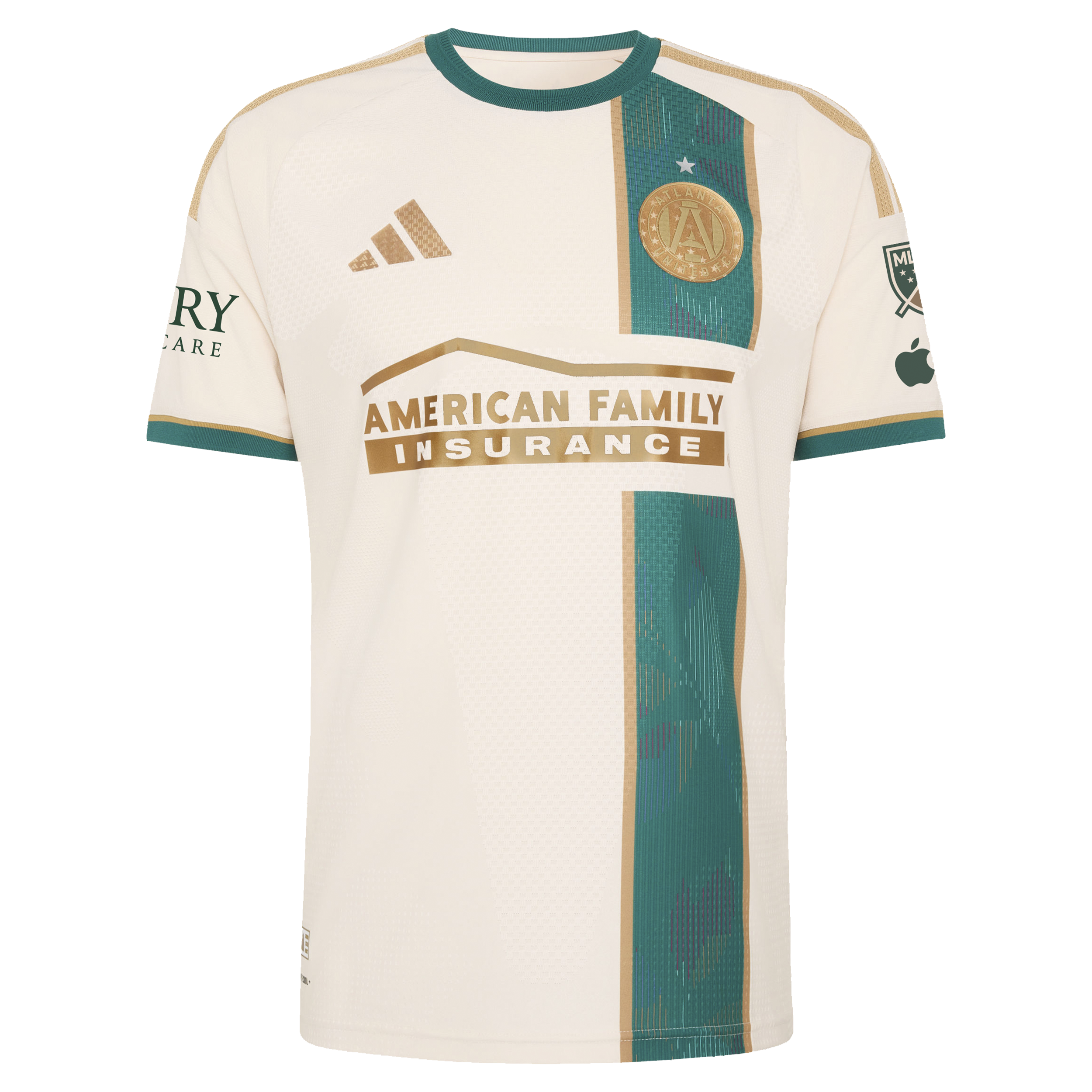 [SJH] Atlanta United FC 2026 Spirit Of '96 On-Field Authentic Patch Custom Jersey - Tan